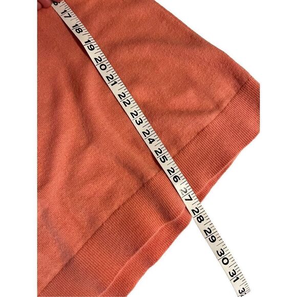 Talbots orange crew neck long sleeve wool blend sweater - S - Picture 5 of 8